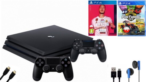 PlayStation 4 PRO 1 ТБ CUH-7216B + 2 планшета GAMES!