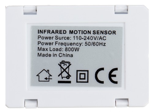 МИНИ ДАТЧИК ДВИЖЕНИЯ СУМЕРКИ LED PIR IR 360° 230В