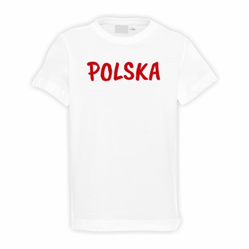KOSZULKA DLA DZIECKA NAPIS POLSKA T-SHIRT DZIECIĘCY POLSKA REPREZENTACJA