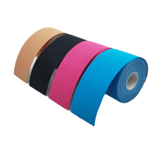 4x КИНЕЗИОЛОГИЧЕСКАЯ ТЕЙП TAPE TAPING TEJPY 5см 5м кинезиологическая лента PLASTRY PRO