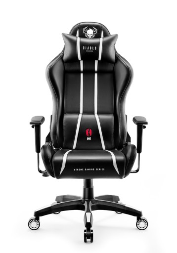 СТУЛ DIABLO X-ONE 2.0 (L) ЧЕРНО-БЕЛЫЙ