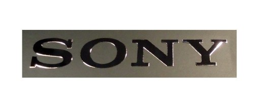 Наклейка SONY LOGO Metal Edition 36x6 мм 074c