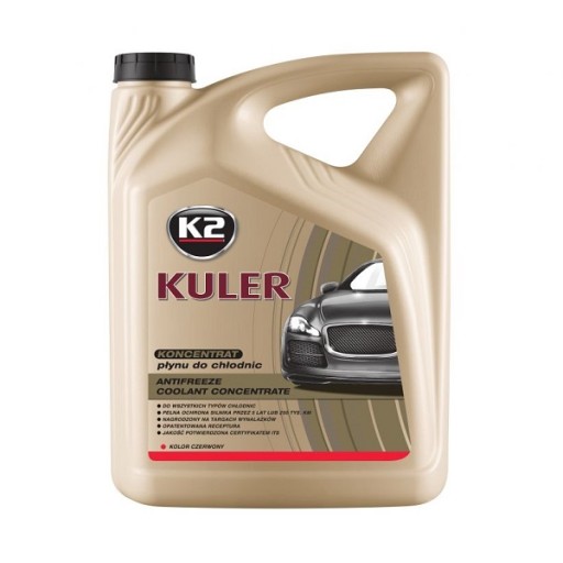 K2 KULER КОНЦЕНТРАТ ДЛЯ РАДИАТОРОВ RED T215C 5л