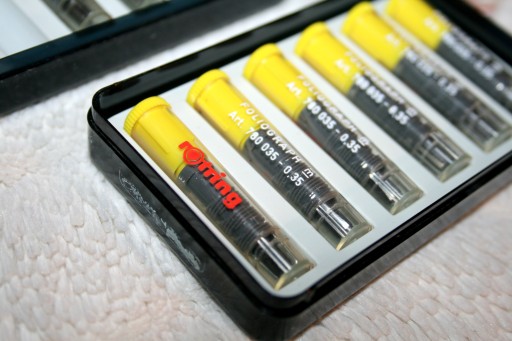НАКОНЕЧНИК ДЛЯ РИСУНКА РУЧКА ПЛЕНКА ROTRING 0,35 мм