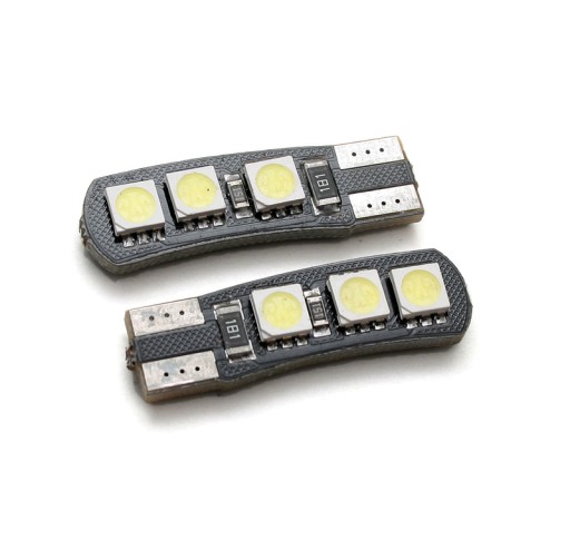 Светодиодная боковая лампа CAN BUS W5W T10 6 SMD CANBUS
