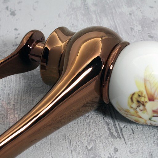 Смеситель для умывальника из мрамора Rosegold