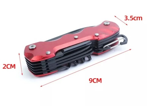 SCYZORYK WIELOFUNKCYJNY SURVIVAL MULTITOOL SZARY