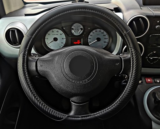 Pokrowiec na kierownice Opel Astra G H J K Corsa Meriva Mokka skóra karbon