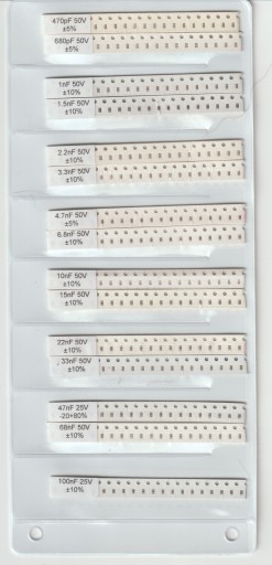 [1500szt] Zestaw kond. i rez. smd 0603 szereg E-6