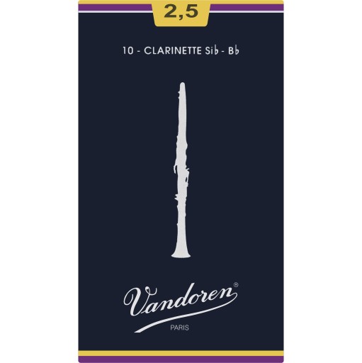 Трость для кларнета Bb 2,5 Vandoren Classic Blue CR1025 1 шт.