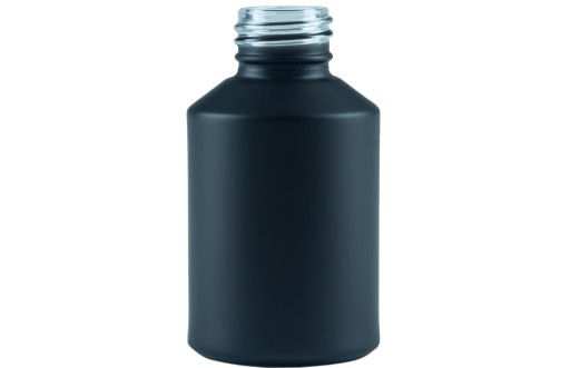 Butelka 60ml dyfuzor zapachowy, Szkło, 24/410, Czarny mat/Bambus