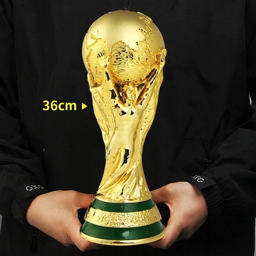 ЗОЛОТОЙ КУБОК ТРОФЕЙ 36 СМ ЧЕМПИОНАТ МИРА ИЗ СМОЛЫ