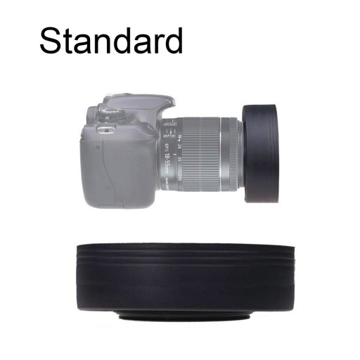 Osłona przeciwsłoneczna gumowa 77mm 3 w 1