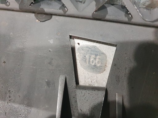 ЮБКА ПЕРЕДНЕГО НИЖНЕГО БАМПЕРА MERCEDES ML W166 A166