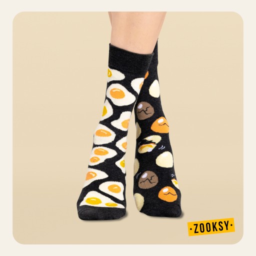 Детские хлопковые забавные пасхальные подарочные носки, цвет 30-35 ZOOKS