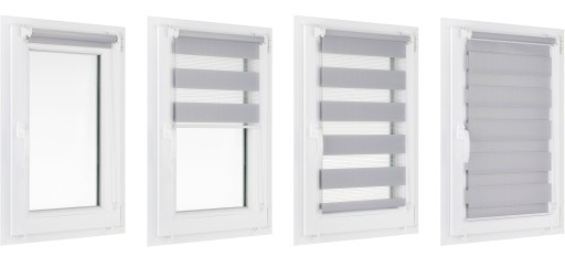 Roleta dzień noc gotowa złożona 66x150 DecoDesign