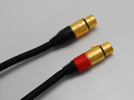 KABEL XLR HMS Gran Finale Jubilee XLR 1m , (cena nowego 2500Euro!) RATY !