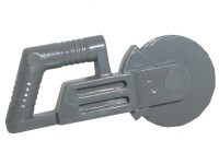 LEGO piła tarczowa ciemno szara DBG narzędzia akcesoria drwal 4szt 30194