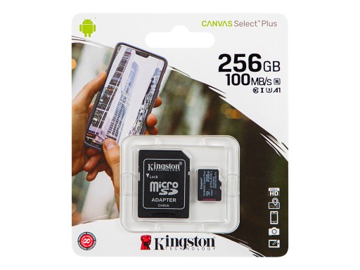 Карта памяти KINGSTON Canvas microSDXC 256 ГБ