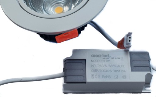 Люверс потолочный светильник Downlight COB 7W 3000K 230V