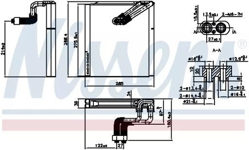 ИСПАРИТЕЛЬ КОНДИЦИОНЕРА NISSENS 92375