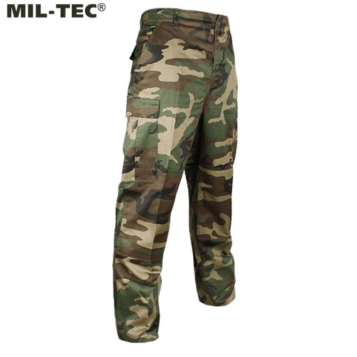 МУЖСКИЕ БРЮКИ ВОЕННЫЕ ПРОЧНЫЕ ВОЕННЫЕ M65 BDU T/C MIL-TEC WOODLAND XL