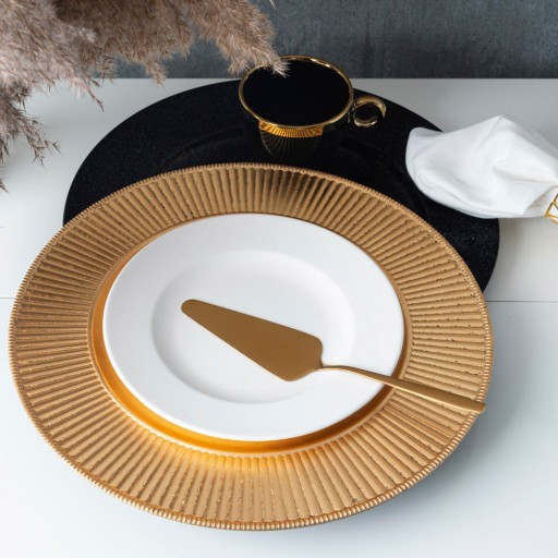 Лопатка для торта Altom Design Noble Pure Gold, золотая