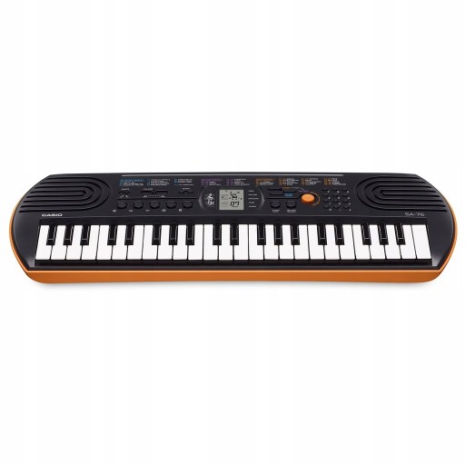 CASIO SA-77 MINI KEYBOARD KLAWISZ DLA DZIECKA + ZASILACZ