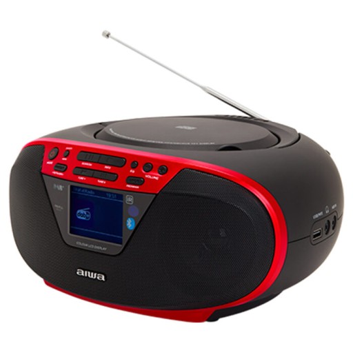 БУМБОКС Bluetooth 6ВТ РАДИОУСТРОЙСТВО CD FM AUX AIWA BBTU-500DAB/RD + ПУЛЬТ ДИСТАНЦИОННОГО УПРАВЛЕНИЯ