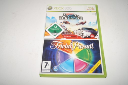 Burnout Paradise Ultimate Box Trivial Pursuit X360