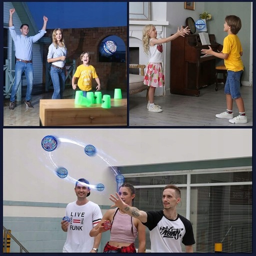 Летающий волшебный шар с ручным управлением, розовый