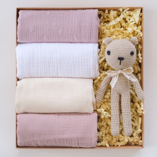 LIKEMOSES ПОДАРОК ДЕТСКИЙ ДУШ КРЕСТИНЫ LAYETTE ПОДГУЗНИКИ ПЛЮШЕВЫЕ ИГРУШКИ