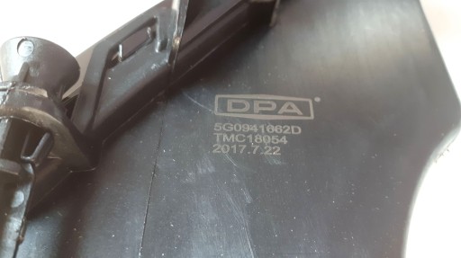 ФАРА ГАЛОГЕННАЯ ПРАВАЯ VW GOLF 7 5G0941662D