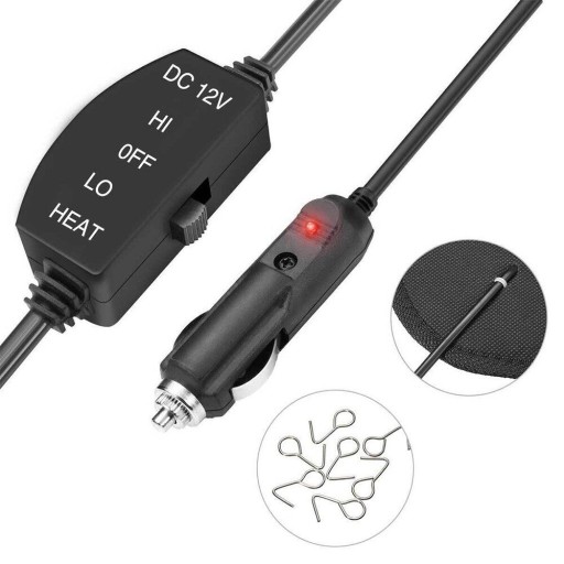 MATA NA FOTEL DO SAMOCHODU OGRZEWANA ELEKTRYCZNA DO AUTA SIEDZENIE