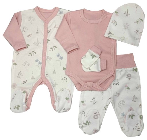Комплект Layette для новорожденного, 56 ползунов-боди.