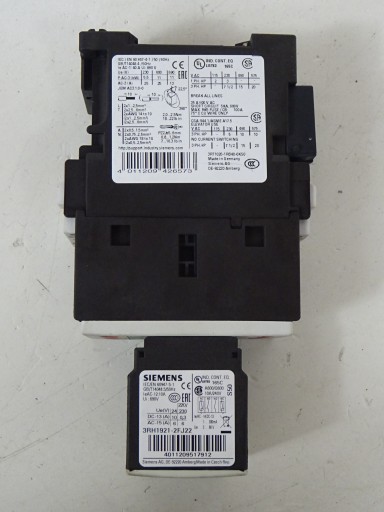 SIEMENS 3RT1026-1RB40 24V STYCZNIK cewka