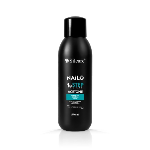 Silcare Nailo 1st Step Nail Acetone do usuwania lakierów hybrydowych 570ml