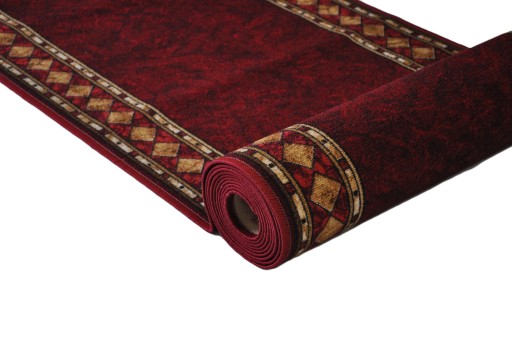 CHODNIK DO PRZEDPOKOJU NA METRY PODGUMOWANY DYWANOWY CHEOPS 10 BORDO 100CM