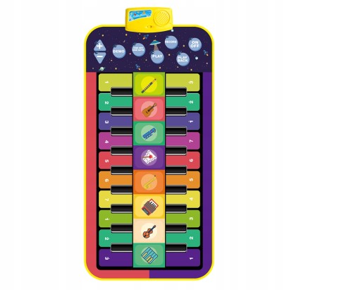 МУЗЫКАЛЬНАЯ ЭЛЕКТРОННАЯ ИГРА НА ПИАНИНО «DANCE MAT» ДЛЯ ВСЕЙ СЕМЬИ XXL