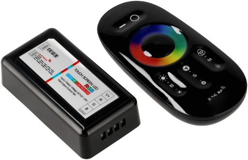 КОНТРОЛЛЕР Контроллер ДИСТАНЦИОННЫЙ ДЛЯ RGB RF СВЕТОДИОДНОЙ ЛЕНТЫ (Радиоволны) Черный