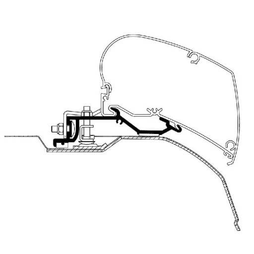 АДАПТЕР ДЛЯ ТАРИЗТЫ THULE OMNISTOR 6002 6900 DUCATO