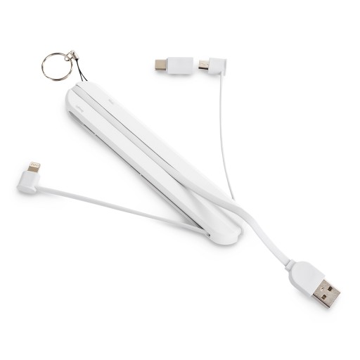 Кабель USB-A 2в1 — адаптер micro+Lightning+USB-C