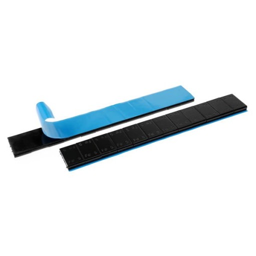 Черные приклеенные грузики для дисков Alu Alufelg SLIM FLAT 12x5g