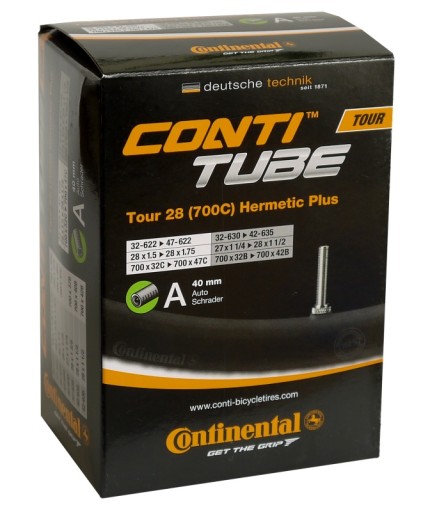 Велосипедная камера Continental 28 x 1,5-1,75 HERMETIC PLUS Auto 40 мм