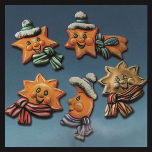 STARS STARS ФОРМА ДЛЯ ГИПСОВЫХ ОТЛИЧКОВ