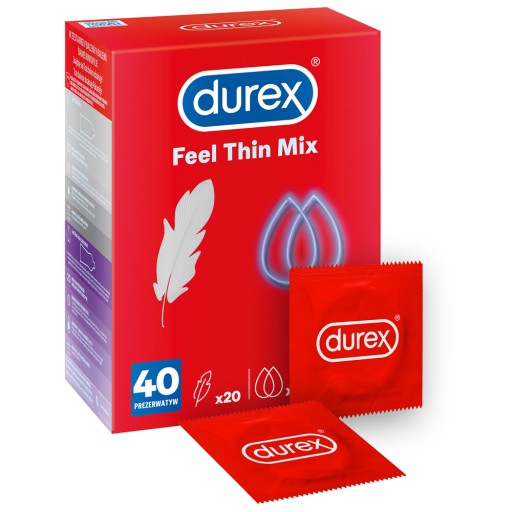 Презервативы DUREX Feel Thin Mix THIN 40 шт.