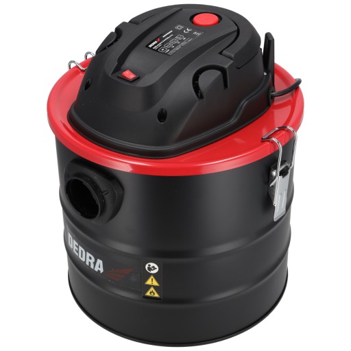 ПРОМЫШЛЕННЫЙ КАМИН ПЫЛЕСОС DEDRA ДЛЯ ГРИЛЯ ASH 1200W 18L ВОЗДУХОДУВКА