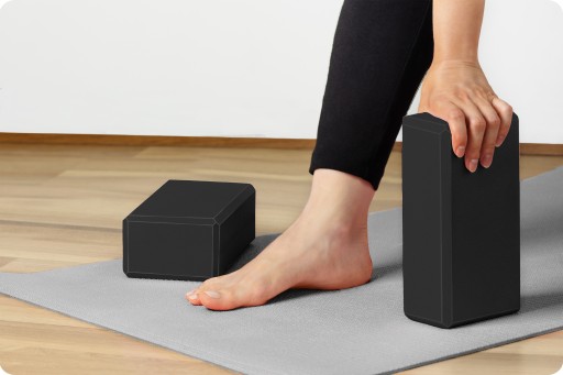 НАБОР YOGA CUBE БЛОК ДЛЯ ЗАНЯТИЙ ЙОГОЙ ПИЛАТЕС 2 шт.