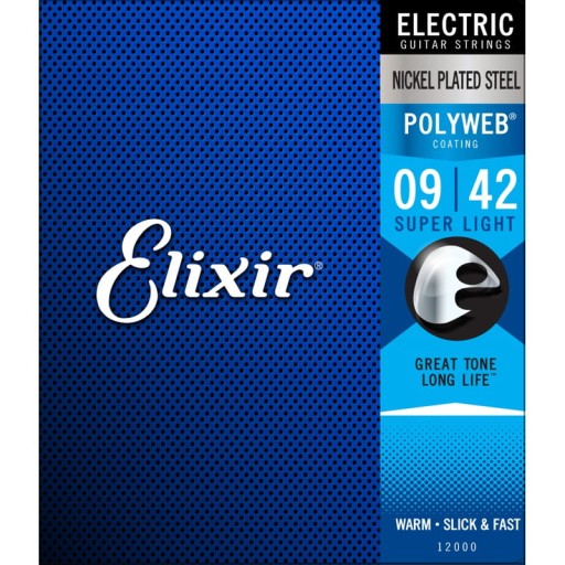 Струны Elixir PolyWeb 9-42 Super Light (12000)