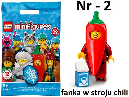 LEGO 71032 МИНИФИГУРЫ ПЕРЕЦ ЧИЛИ № 2.